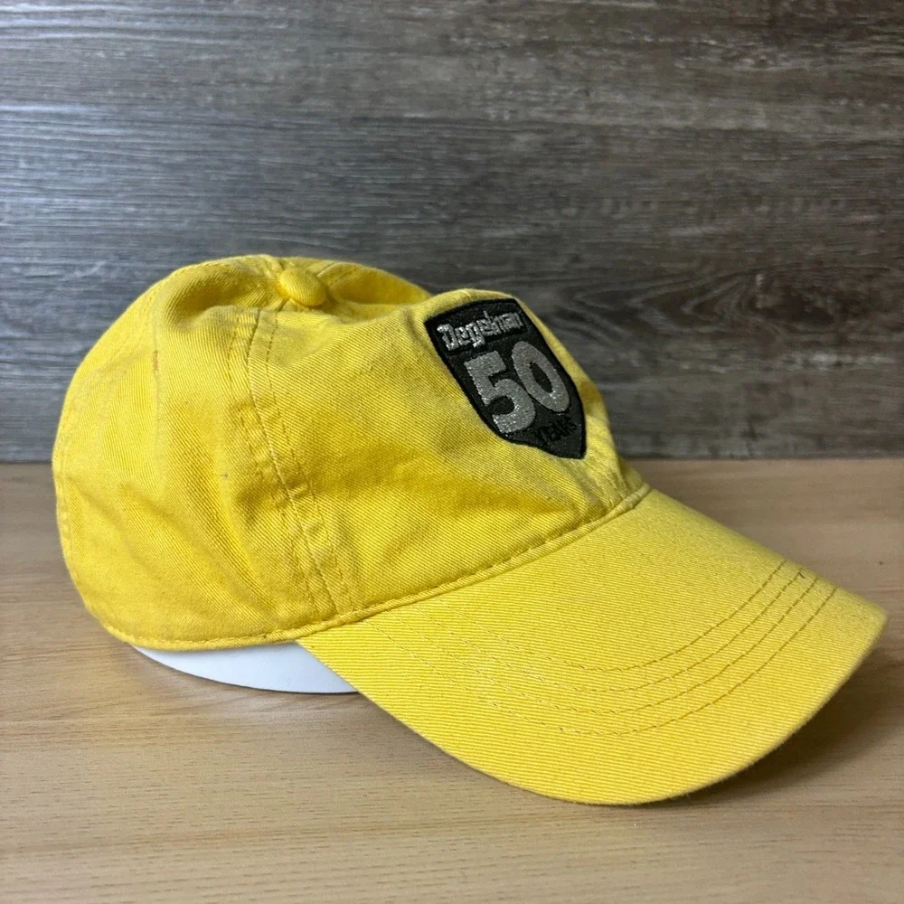 Degelman Hat Cap Strap Back Yellow Adjustable
